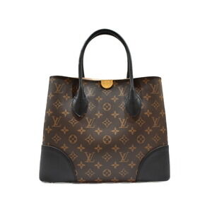 Louis Vuitton Flandrin Monogram Leather Noir Black Tote Bag shoulder strap